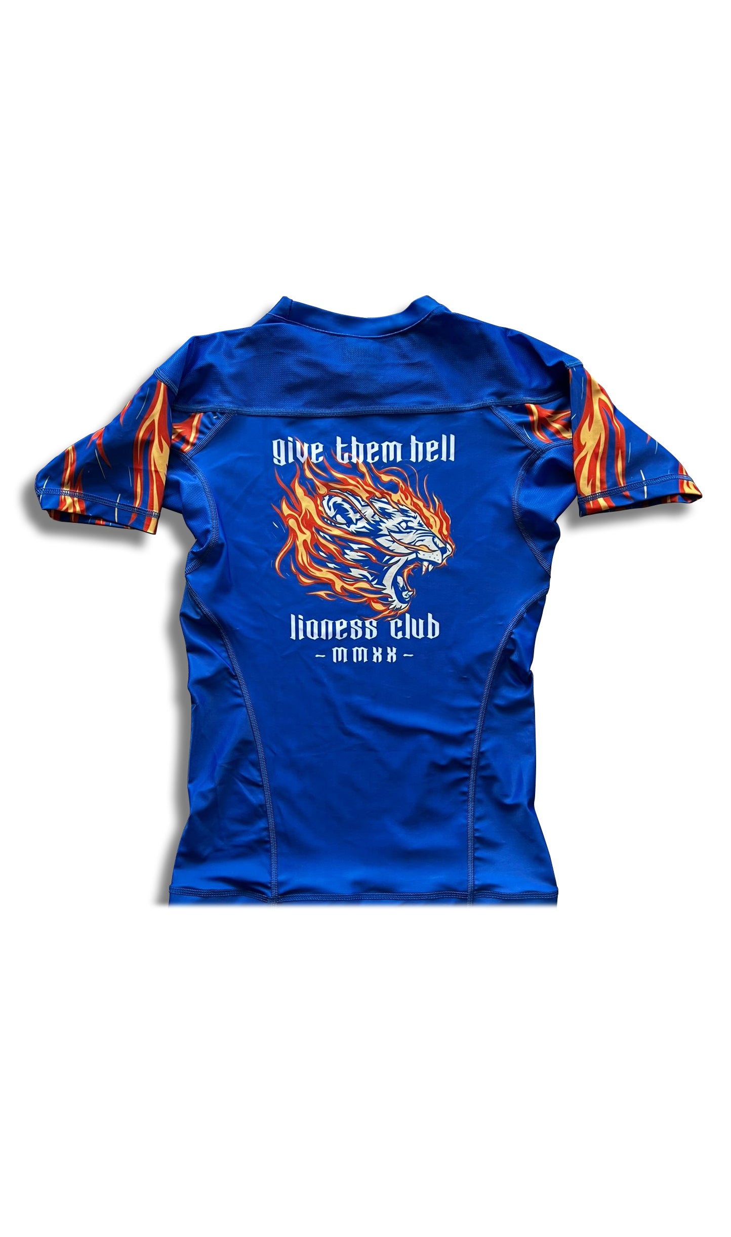 GIVE THEM HELL RASHGUARD - BLACK/RED