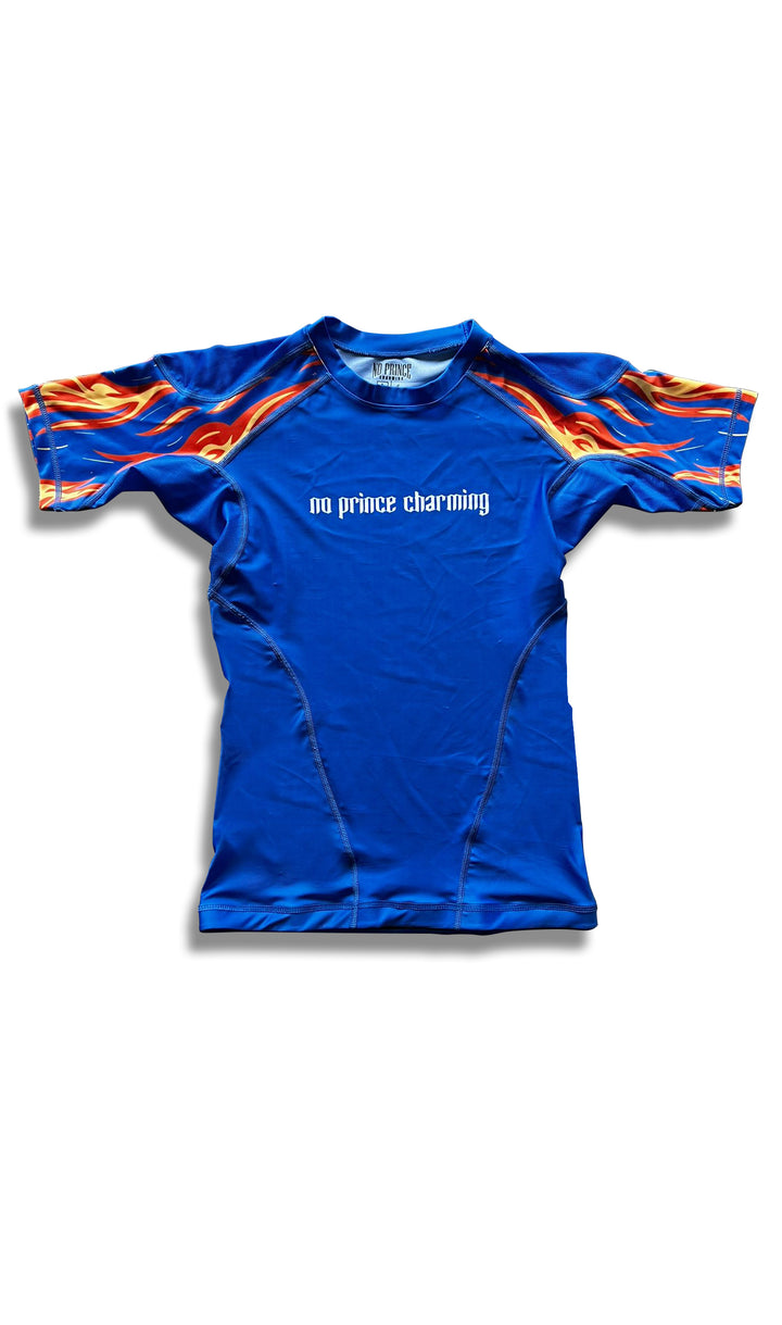 GIVE THEM HELL RASHGUARD COBALT BLUE No Prince Charming
