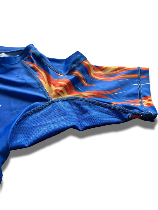 GIVE THEM HELL RASHGUARD COBALT BLUE No Prince Charming